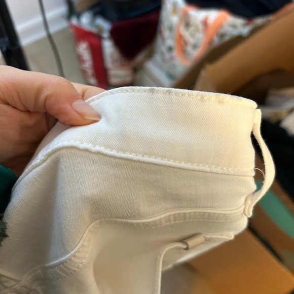 Nwt Joe’s White High Rise Flawless Raw Hem Skinny Ankle Jeans - Picture 6 of 7